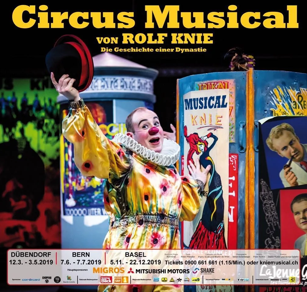 Victor Rossi avec Knie Das Circus Musical 2019 - Tournées en Europe