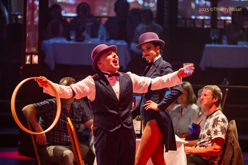 Alexia et Victor Rossi - Échange avec le public pendant leur performance